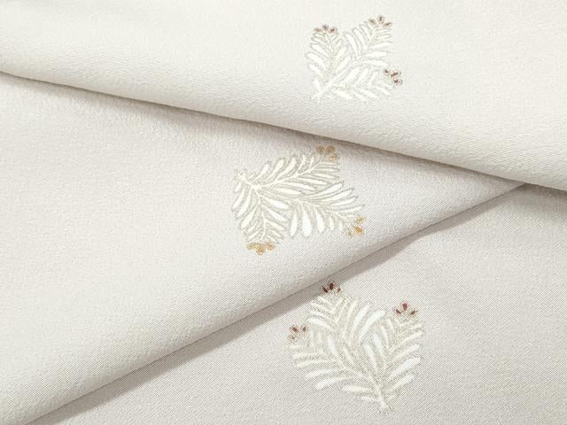 平和屋着物●上質な小紋　松葉文　金彩　正絹　逸品　CABH3747th
