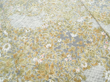 平和屋着物●訪問着　更紗花唐草文　暈し染め　正絹　逸品　CABH3751th