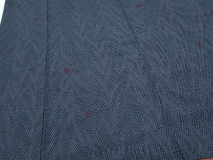 平和屋着物●本塩沢　110亀甲　草花文　正絹　逸品　CABH3752th