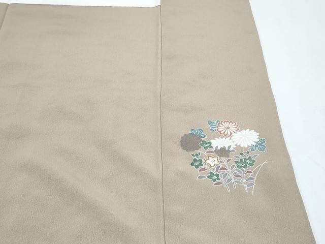 平和屋着物●訪問着　刺繍　風景草花文　暈し染め　金銀彩　正絹　逸品　CABH3754th