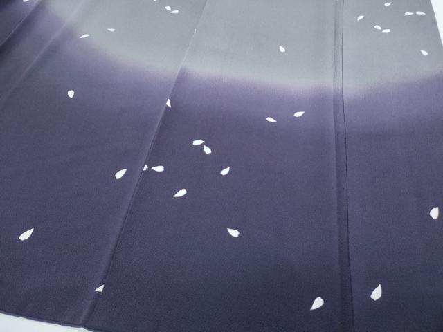 平和屋着物●訪問着　舞花びら　暈し染め　鬼しぼ縮緬　正絹　逸品　CABH3763th