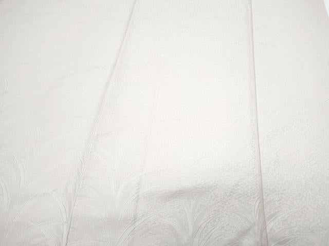 平和屋着物●無地絵羽訪問着　草葉地紋　薄桜色　正絹　逸品　CABH3765th
