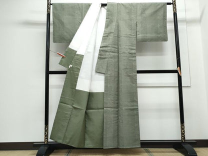 平和屋着物●本場真綿結城紬　100亀甲　吉祥文　証紙付き　正絹　逸品　CABH3774th