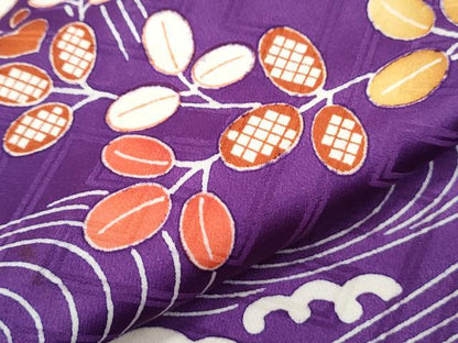 平和屋着物●豪華振袖　流水花文　正絹　逸品　CABH3779th