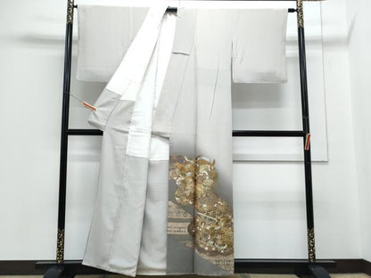 平和屋着物●豪華色留袖　作家物　鳳凰花文　暈し染め　金銀彩　正絹　逸品　CABH3788th