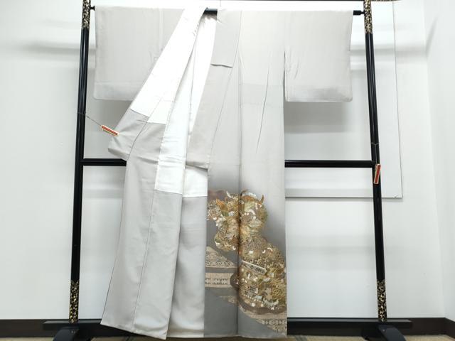 平和屋着物●豪華色留袖　作家物　鳳凰花文　暈し染め　金銀彩　正絹　逸品　CABH3788th
