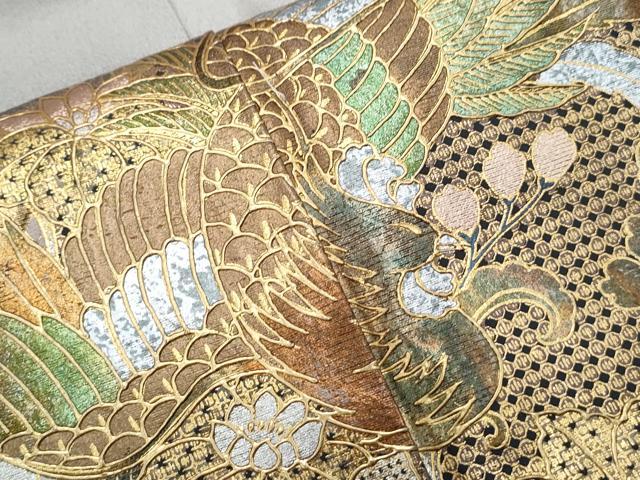 平和屋着物●豪華色留袖　作家物　鳳凰花文　暈し染め　金銀彩　正絹　逸品　CABH3788th