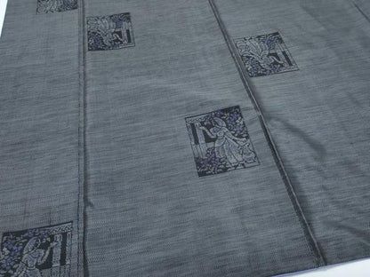 平和屋着物●本場大島紬　壁画紋様　正絹　逸品　CABH3790th