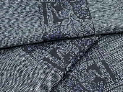平和屋着物●本場大島紬　壁画紋様　正絹　逸品　CABH3790th