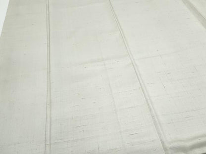 平和屋着物●上質な紬　色無地　灰黄緑色　正絹　逸品　CABH3791th
