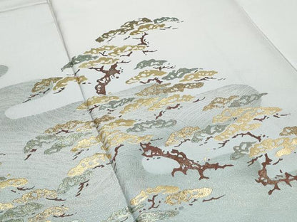 平和屋着物●豪華色留袖　枝松文　暈し染め　金彩　正絹　逸品　CABH3797th