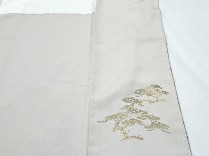 平和屋着物●豪華色留袖　枝松文　暈し染め　金彩　正絹　逸品　CABH3797th