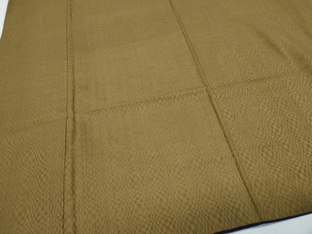 平和屋着物●山下八百子　本場黄八丈　市松綾織　格子文　正絹　逸品　CABH3803th