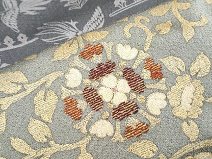 平和屋着物●訪問着　刺繍　鳳凰花唐草文　暈し染め　金彩　正絹　逸品　CABH3810th