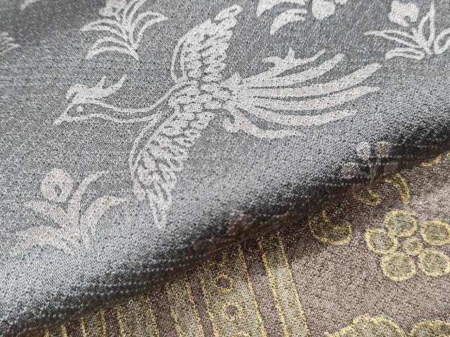 平和屋着物●訪問着　刺繍　鳳凰花唐草文　暈し染め　金彩　正絹　逸品　CABH3810th