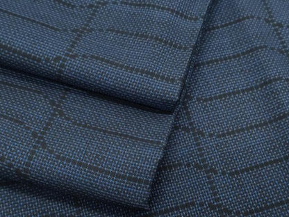 平和屋着物●本場大島紬　9マルキ　瓦文　ロング丈　正絹　逸品　CABH3812th