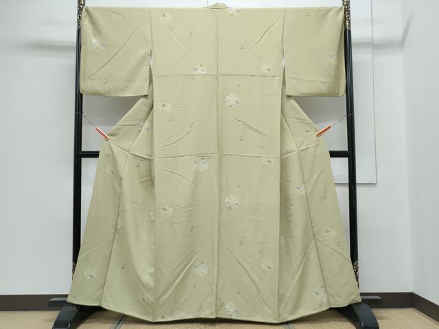 平和屋着物●上質な小紋　吹き寄せ文　正絹　逸品　CABH3813th