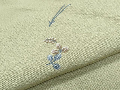 平和屋着物●上質な小紋　吹き寄せ文　正絹　逸品　CABH3813th