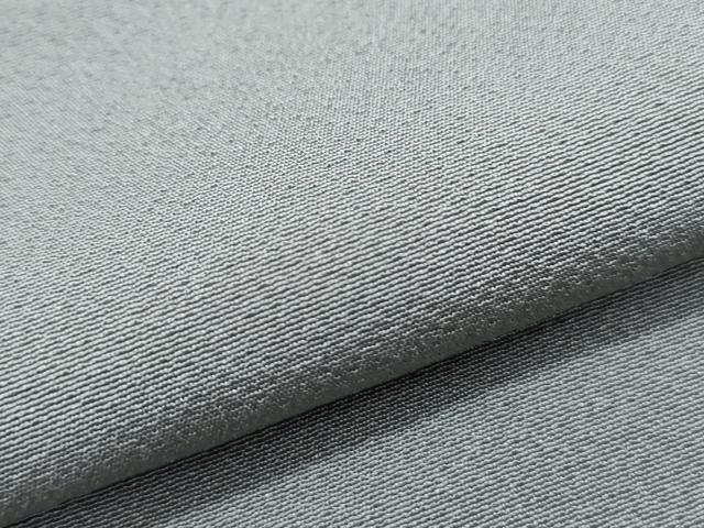 平和屋着物●上質な色無地　薄墨色　正絹　逸品　CABH3821th
