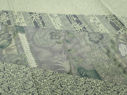 平和屋着物●訪問着　吉祥草花文　正絹　逸品　CABH3822th
