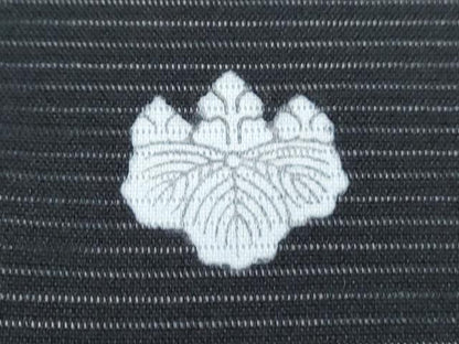平和屋着物＊夏物　黒留袖　絽　孔雀花文　銀彩　洗える着物　CABH3835th