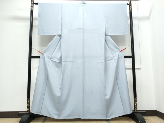 平和屋着物＊夏物　色無地　絽　秘色色　正絹　逸品　CABH3837th