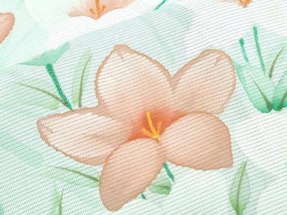 平和屋着物＊夏物　訪問着　絽　草花文　正絹　逸品　CABH3839th