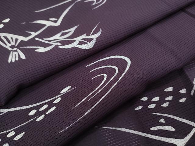 平和屋着物＊夏物　小紋　絽　風景文　正絹　逸品　CABH3844th