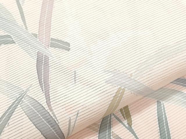 平和屋着物＊夏物　訪問着　絽　友禅　草花文　正絹　逸品　CABH3846th