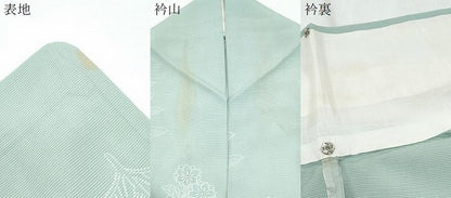 平和屋着物＊夏物　訪問着　絽　草花文　正絹　逸品　CABH3848th