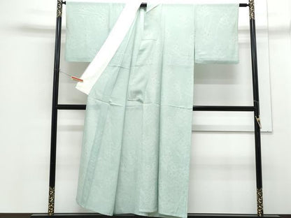 平和屋着物＊夏物　訪問着　絽　草花文　正絹　逸品　CABH3848th