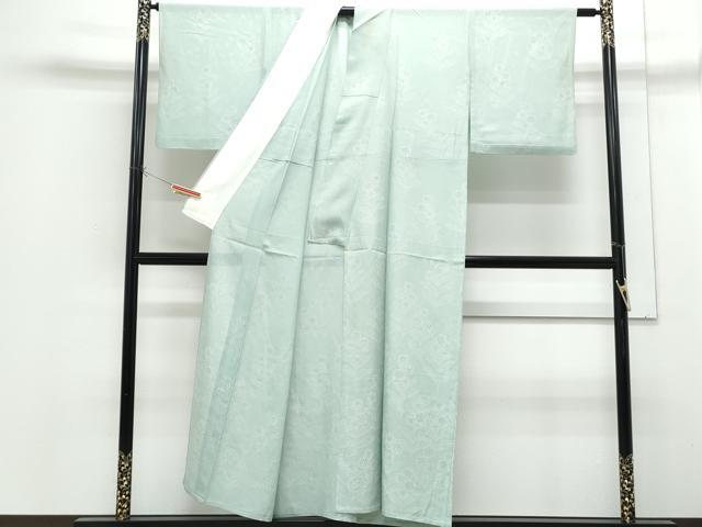 平和屋着物＊夏物　訪問着　絽　草花文　正絹　逸品　CABH3848th