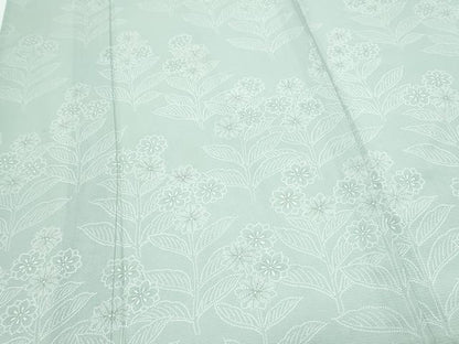 平和屋着物＊夏物　訪問着　絽　草花文　正絹　逸品　CABH3848th