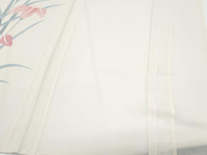 平和屋着物＊夏物　訪問着　絽　友禅　草花文　正絹　逸品　CABH3849th