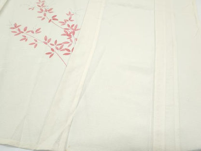 平和屋着物＊夏物　訪問着　絽　籬草花文　正絹　逸品　CABH3853th