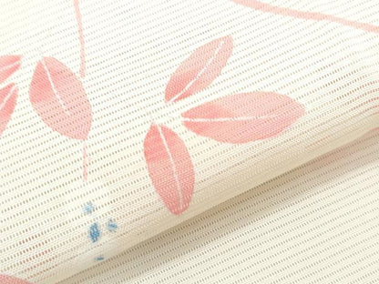 平和屋着物＊夏物　訪問着　絽　籬草花文　正絹　逸品　CABH3853th