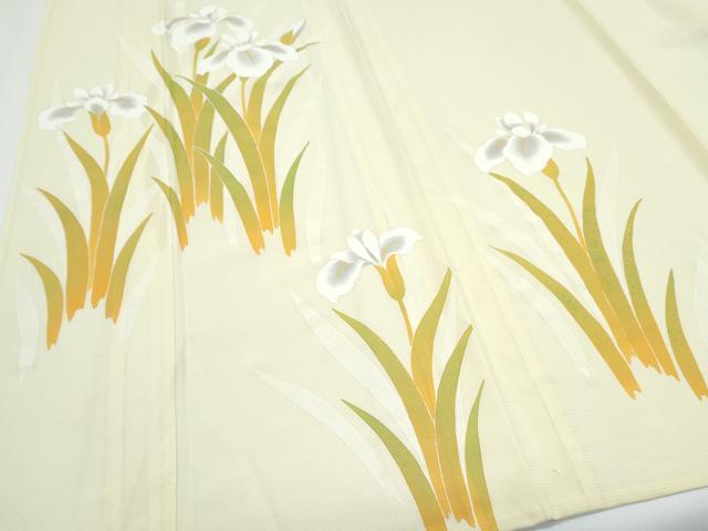平和屋着物＊夏物　訪問着　絽　草花文　正絹　逸品　CABH3855th