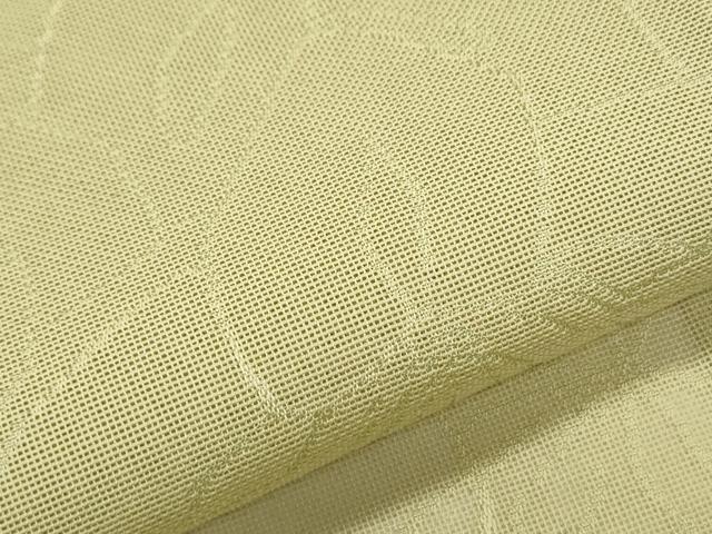 平和屋着物＊夏物　小紋　紗　藍　舞花文　正絹　逸品　CABH3860th