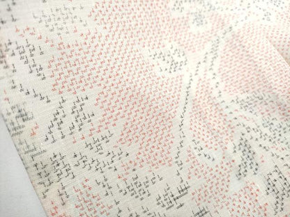 平和屋着物＊夏物　紗紬　更紗花文　正絹　逸品　CABH3863th
