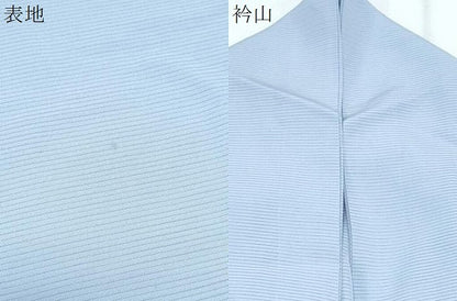 平和屋着物＊夏物　色無地　絽　空色　正絹　逸品　CABH3868th
