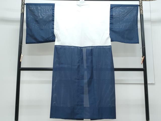 平和屋着物＊夏物　男性　長襦袢　絽　濃藍色　CABH3876th