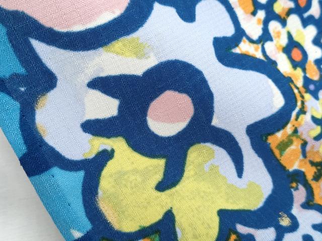 平和屋着物＊夏物　セオアルファ　小紋・浴衣兼用　tsumori chisato　花尽し　金彩　洗える着物　未使用　CABH3884th