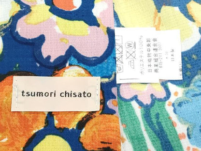 平和屋着物＊夏物　セオアルファ　小紋・浴衣兼用　tsumori chisato　花尽し　金彩　洗える着物　未使用　CABH3884th