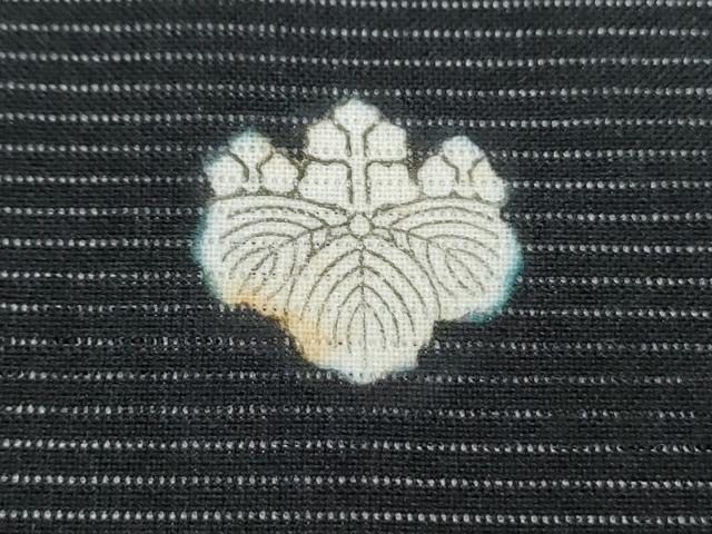 平和屋着物＊夏物　黒留袖　絽　駒刺繍　鼓花文　洗える着物　CABH3887th