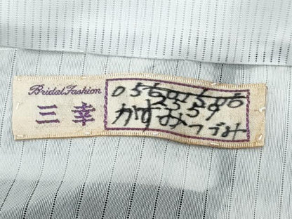 平和屋着物＊夏物　黒留袖　絽　駒刺繍　鼓花文　洗える着物　CABH3887th