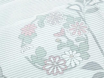 平和屋着物＊夏物　訪問着　紗袷　紗×絽　花蝶文　正絹　逸品　CABH3889th