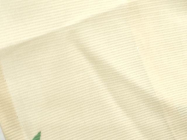 平和屋着物＊夏物　小紋　絽　舞葉紋　正絹　逸品　CABH3890th