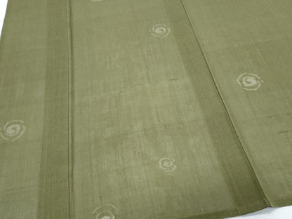 平和屋着物＊夏物　紗紬　吉祥丸文　正絹　逸品　CABH3896th