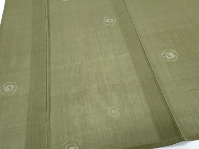 平和屋着物＊夏物　紗紬　吉祥丸文　正絹　逸品　CABH3896th