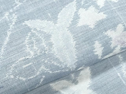 平和屋着物＊夏物　色留訪問着　紗紬　草花文　正絹　逸品　CABH3904th